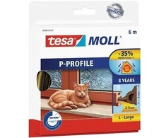 Uszczelka Guminis sandarinimo profilis p 6m: 9mm, baltas (užsakymo nr. h0539002)