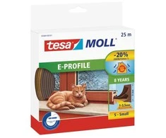 TESA USZCZELKA BRĄZ E - 25m 9mm