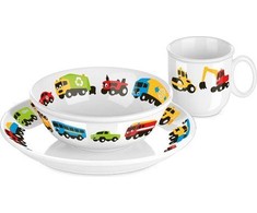 RINKINYS DUBULAS, LĖŠTĖS, PUODULIO BAMBINI TESCOMA AUTOMOBILIAI