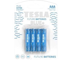 Tesla TESLA Mėlynas Cinko-anglies baterijos AAA (R03, mikro, lizdinė plokštelė) 4 vnt.