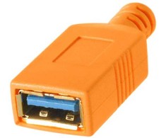 Kabelis USB Tether Tools Pro CUCA415 USB-C USB-A Oranžinis