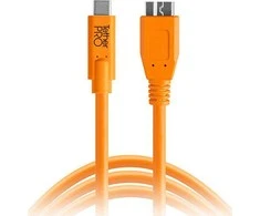 USB Laidas - Tether Tools Pro USB-C į USB 3.0 Micro-B 4.6m
