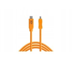 USB kabelis - Tether Tools Pro USB-C 2.0 Mini B 8 kontaktų 15ft