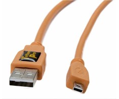 „Tether Tools TetherPro“ USB 2.0 A–Mini-B 8 kontaktų 15 colių ORG