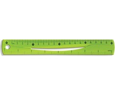 Tetis Bl020-zb 20 cm žalia lanksti liniuotė