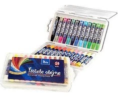 Tetis Šešiakampės aliejaus pastelės KT020 -AF - 24 spalvos