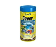 Tetra visavertis pašaras įvairioms žuvytėms Guppy Flakes, 250 ml