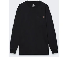 Texar Marškinėliai su Długim Rękawem Dickies LS Pocket Juodas