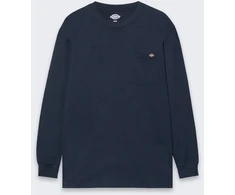 Texar Marškinėliai su Długim Rękawem Dickies L/S Pocket Navy