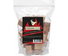 Texas Club Karijos medžio (Hickory) rūkymo kaladėlės 1kg