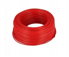 Texsim Instaliacinis laidas H05V-K / LgY 0,35 500V raudonas lankstusis lynas Texsim /100m/