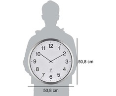 TFA 60.3548.02 XXL Laikrodis ścienny radiowy