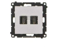 Kontakt Simon GN.2-KR.HDMI ALU.MAT SIMON55