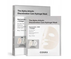 Cosrx The Alpha-Arbutin Discoloration Care Hydrogel Mask lakštinė veido kaukė, 3 x 34 g