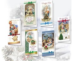 Top Graphic Karnet DL BN su lipdukais, religija (10 vnt.) MIX