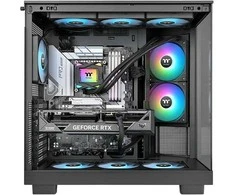 THERMALTAKE vandens aušintuvas LA240 ARGB, 2x120mm ARGB, LGA1851, AM5, juodas