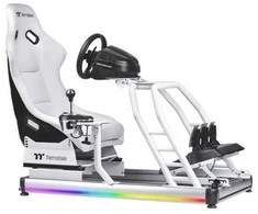 Thermaltake Racing Simulator Cockpit GR500 "Snow" Baltas retail (Speditionsversand)