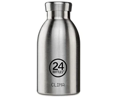 Gertuvė Thermos Butelki Clima Bottle Brushed Steel 330 ml