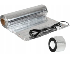 Thermoval Aliuminio šildymo kilimėlis WT 2010 AL - 150/10,0m2 - vienpusis maitinimas 1500W, po skydeliu