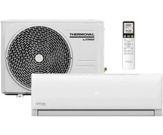 Thermoval Komplektas: pilnai įrengtas prie sienos montuojamas monosplit oro kondicionierius SAGA TVK-S51, galia 5,1 kW / 18 BTU (išorinis ir vidinis blokai)