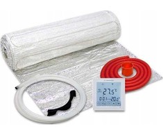 Thermoval Šildymo kilimėlių komplektas, vienpusis maitinamas WT 2010 AL, 150 W/m2, 10,0 m2, TVT 31 WiFi valdiklis