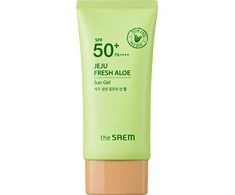 The Saem Jeju Fresh Aloe Sun Gel apsauginis gelis nuo saulės SPF 50+ PA++++-50g