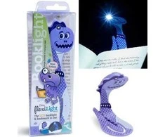 Thinking Gifts „Flexilight Pals“ dinozauro formos violetinė knygų lemputė