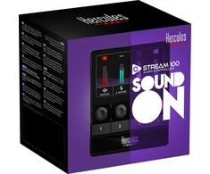 Hercules Stream 100 | Juodas | Audio Controller