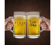 Thumbs Up Mad Monkey szklanki First Drink/Last Drink
