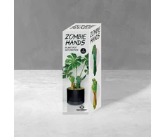 „Thumbs Up Mad Monkey“ – zombių rankos prie gėlių vazono