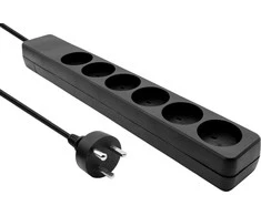ProXtend Danų IT Power Strip 6- way 6 lizdai 7 m juodos (KIT6-KIT07B)