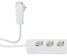 REV Multiple Socket Outlet 3 kartus 2m baltas