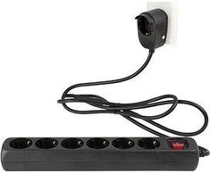 REV Multiple Socket Outlet 6+1-fold 2m juodas Powersplit