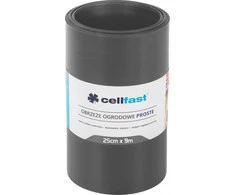 Obrzeże „Cellfast“ grafitinis sodo apvadas, 25 cm x 9 m, tiesus