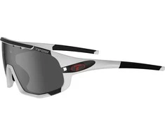 TIFOSI Akiniai SLEDGE matte baltas (3szkła Smoke, AC Raudona, Clear)