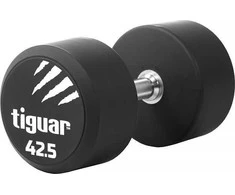 Profesionalus PU svarmuo / hantelis TIGUAR 1–70 kg (Svoris: 42.5kg)