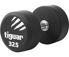 Profesionalus PU svarmuo / hantelis TIGUAR 1–70 kg (Svoris: 32.5kg)