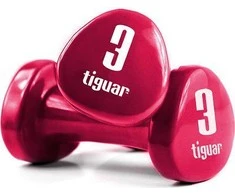 Viniliniai hanteliai TIGUAR (Pora) (Svoris: 2 x 3kg)