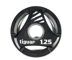 Olimpiniai PU svarmenys TIGUAR® (1.25-25kg) (Svoris: 1.25 kg)