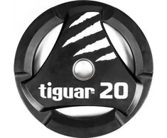Olimpiniai PU svarmenys TIGUAR® (1.25-25kg) (Svoris: 20 kg)