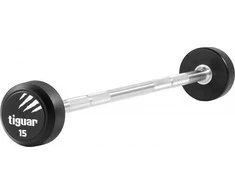 Fiksuoto svorio PU štangos TIGUAR® 10-55kg (Svoris: 15 kg)