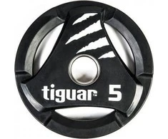 Olimpiniai PU svarmenys TIGUAR® (1.25-25kg) (Svoris: 5kg)