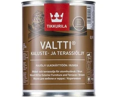 Terasų ir lauko baldų aliejus TIKKURILA VALTTI TERRACE OIL, rudos sp., 0,9 l