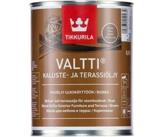 Terasų ir lauko baldų aliejus TIKKURILA VALTTI TERRACE OIL, rudos sp., 0,9 l