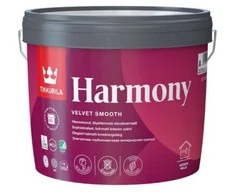 Sienų ir lubų dažai TIKKURILA HARMONY, visiškai matiniai, baltos sp., A bazė, 2,7 l