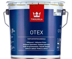 Greitai džiūstantis adhezinis gruntas TIKKURILA OTEX, visiškai matinis, baltos sp., AP bazė, 900 ml