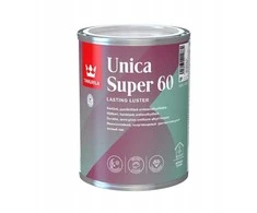 Drėgmei atsparus greitai džiūstantis lakas TIKKURILA UNICA SUPER 60, pusiau blizgus, 900 ml