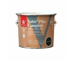 Medienos dažyvė TIKKURILA VALTTI PLUS COMPLETE, šilko matiniai, juodos sp., 2,5 l
