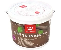 Saunos sienų apsaugos priemonė TIKKURILA SUPI SAUNASUOJA, EP bazė, 2,7 l