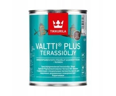 Terasų ir lauko baldų aliejus TIKKURILA VALTTI PLUS TERRACE OIL, rudos sp., 0,9 l